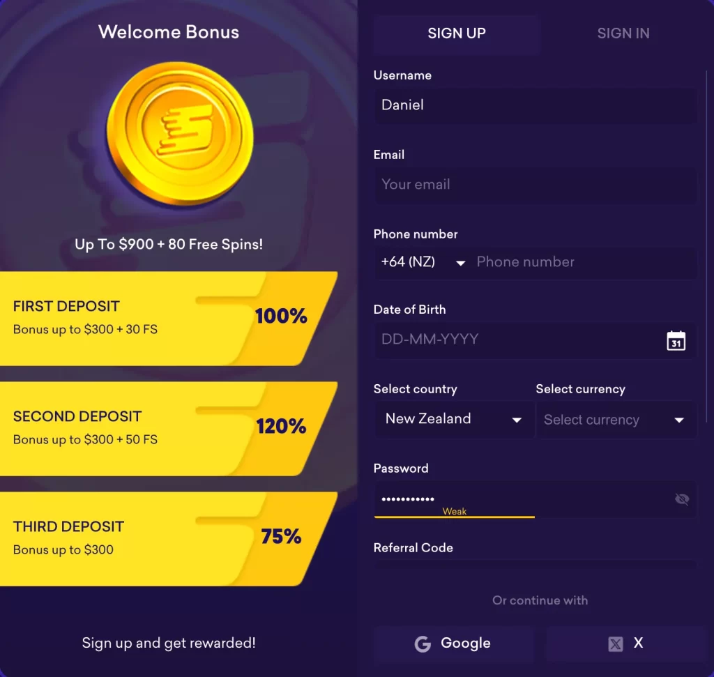 Spinbit Registration