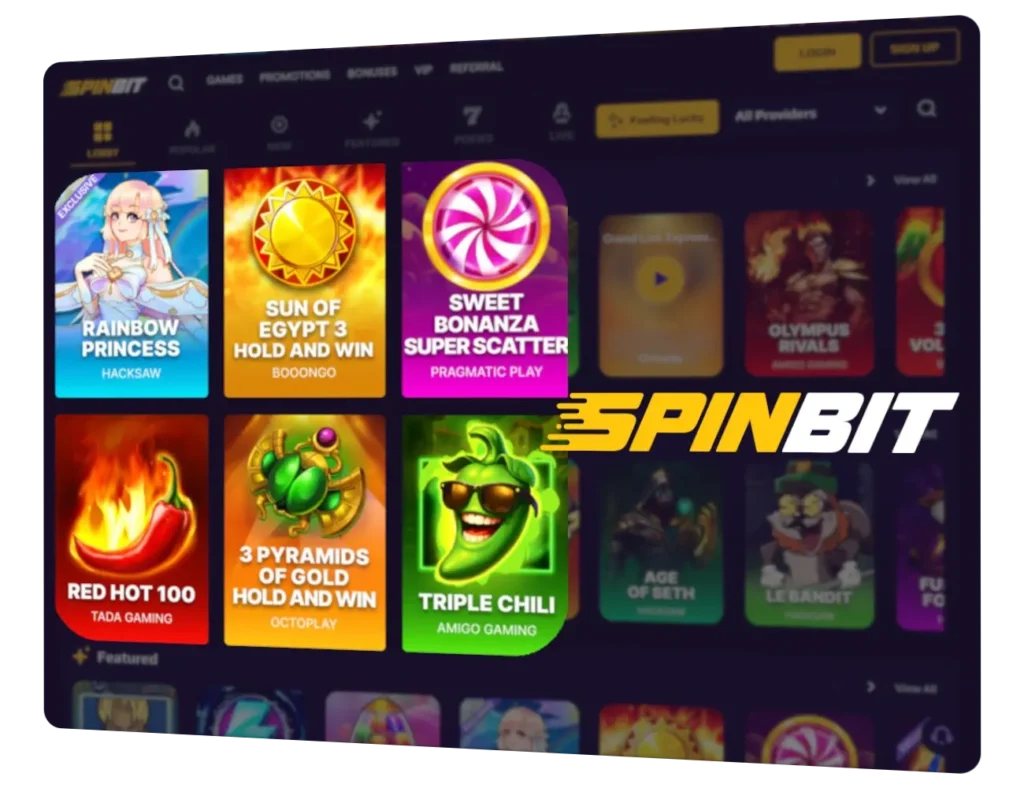 casino spinbit list of games